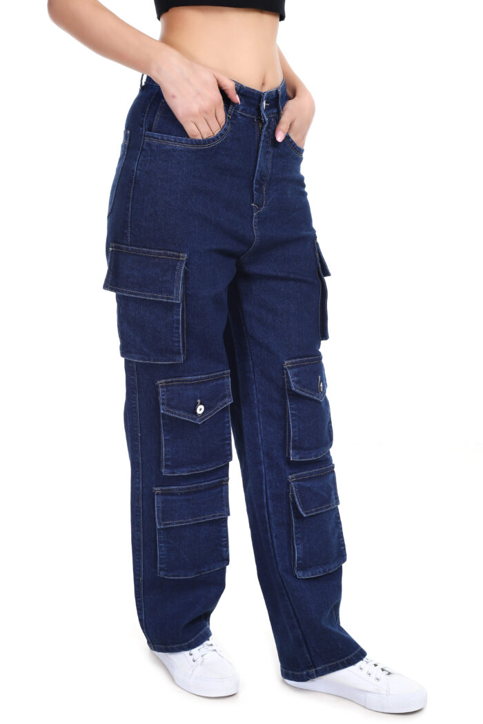 Cargo Blue Jeans - Image 4