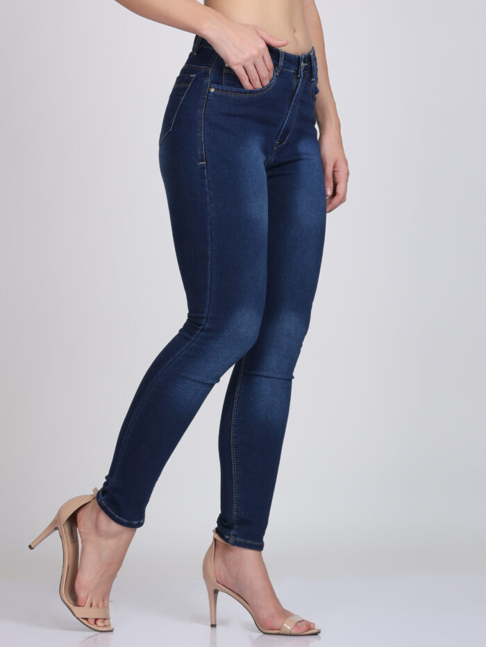 Women Regular High Rise Blue Jeans - Image 6